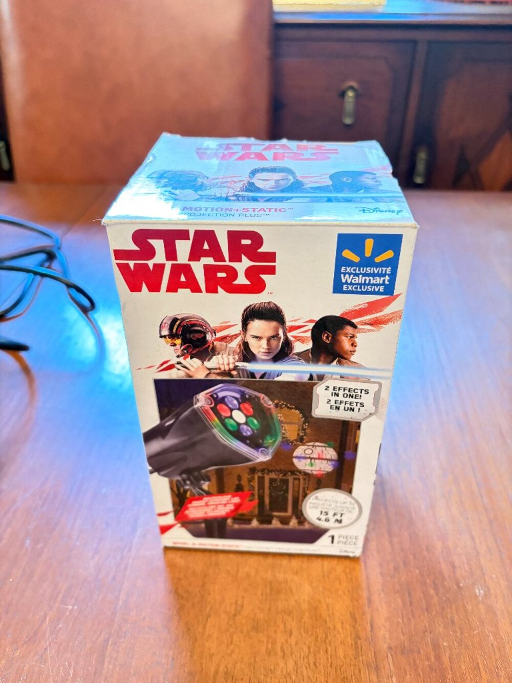 Gemmy Whirl-A-Motion LED Star Wars Light Show Projector Good Used Works